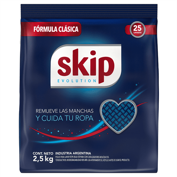 Jabón en Polvo Skip Fórmula Clásica