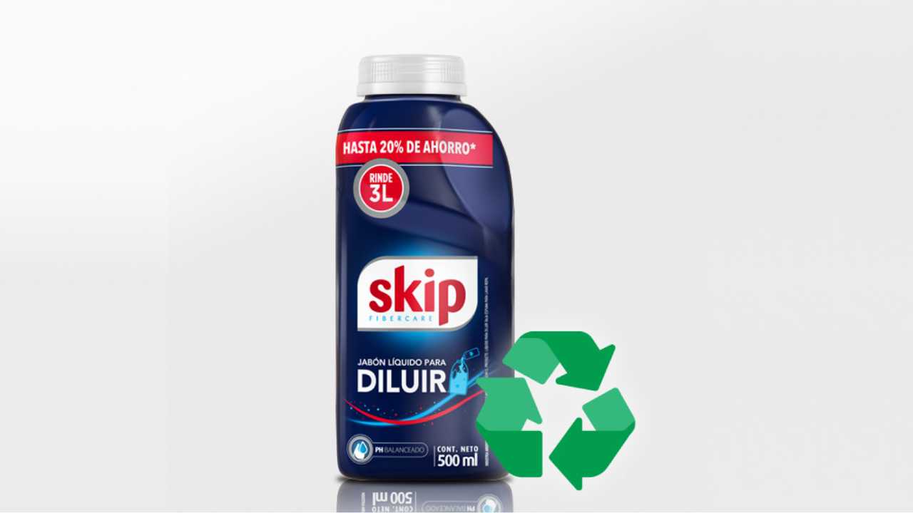 Jabón Líquido Skip Fibercare para Diluir